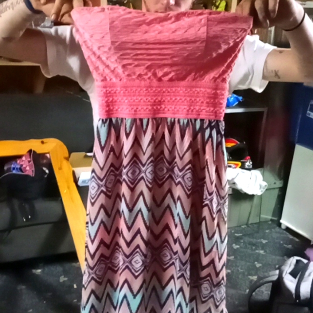 Strapless summer dress size small